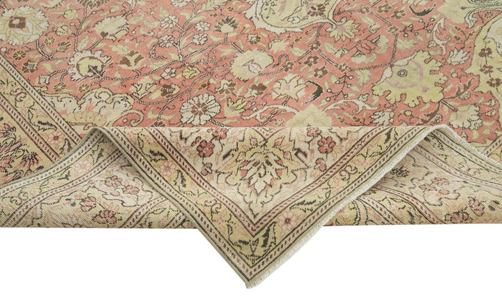 6x10 Beige Vintage Rug - 37941