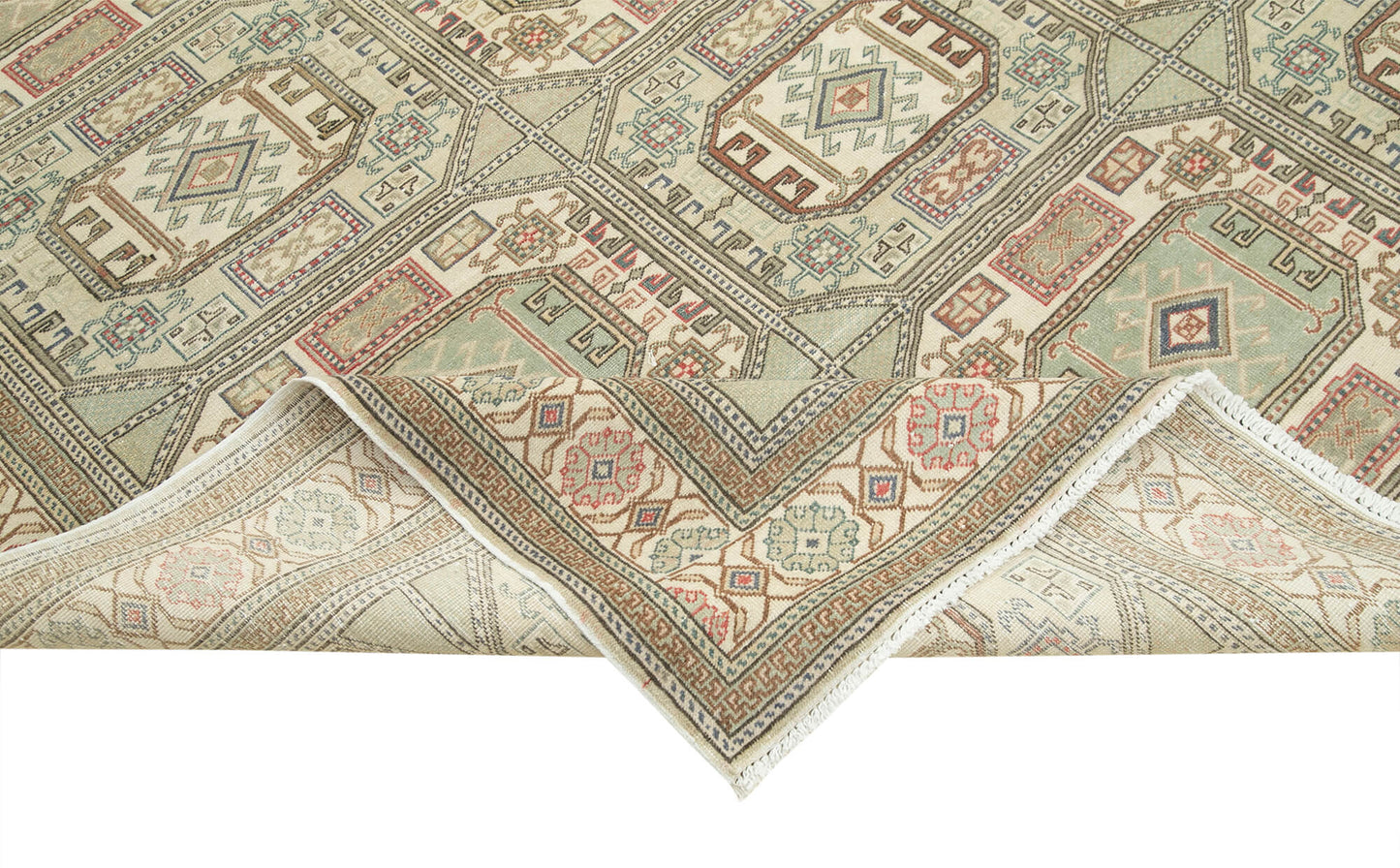 6x9 Beige Vintage Rug - 37944