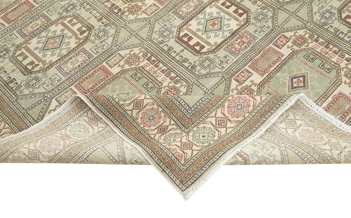6x9 Beige Vintage Rug - 37944