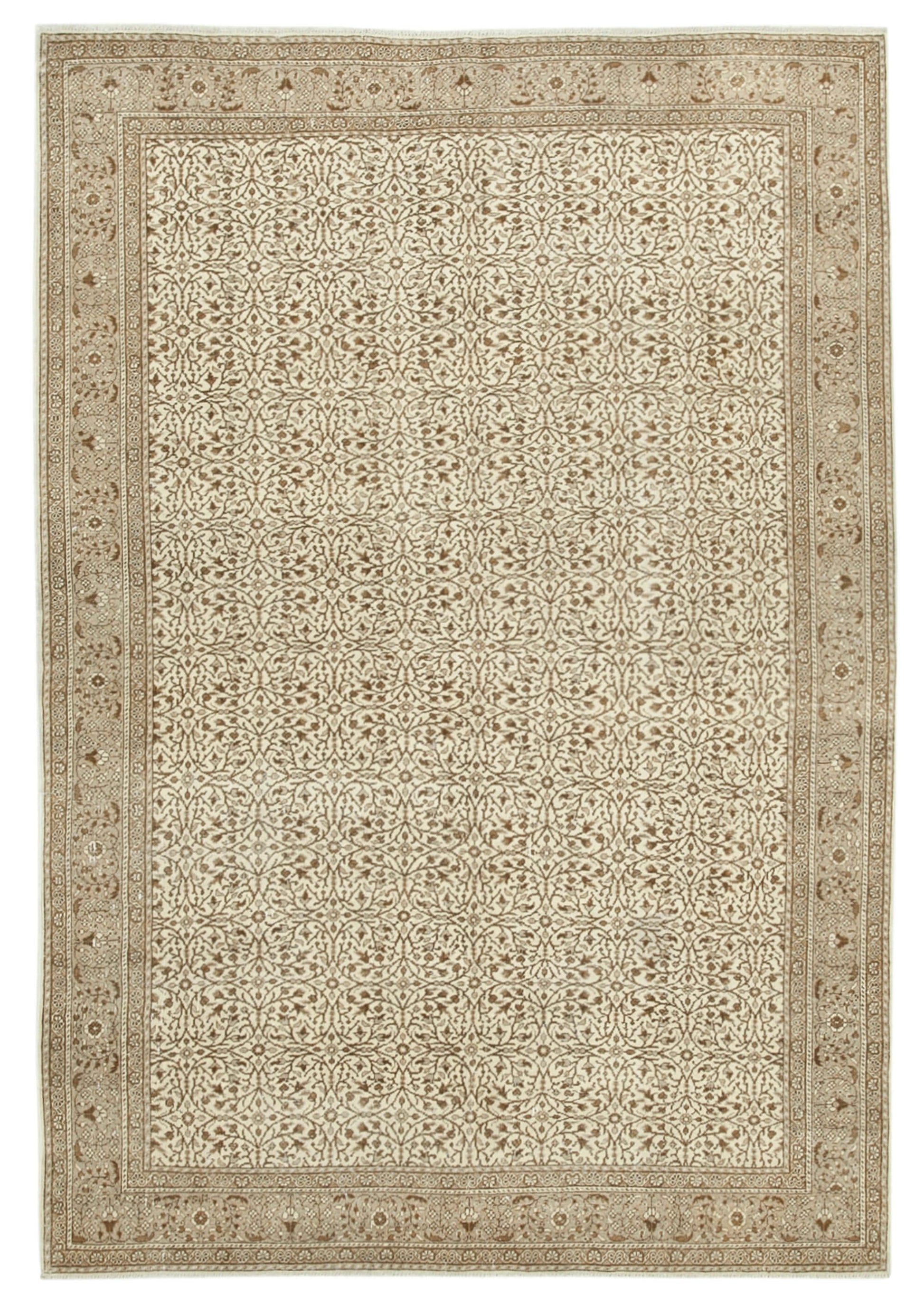 6x9 Beige Vintage Rug - 37945