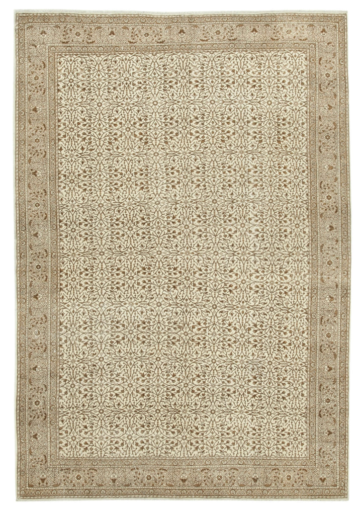 6x9 Beige Vintage Rug - 37945