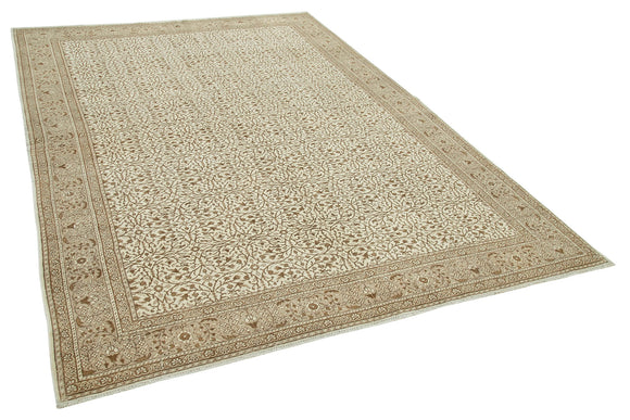 6x9 Beige Vintage Rug - 37945