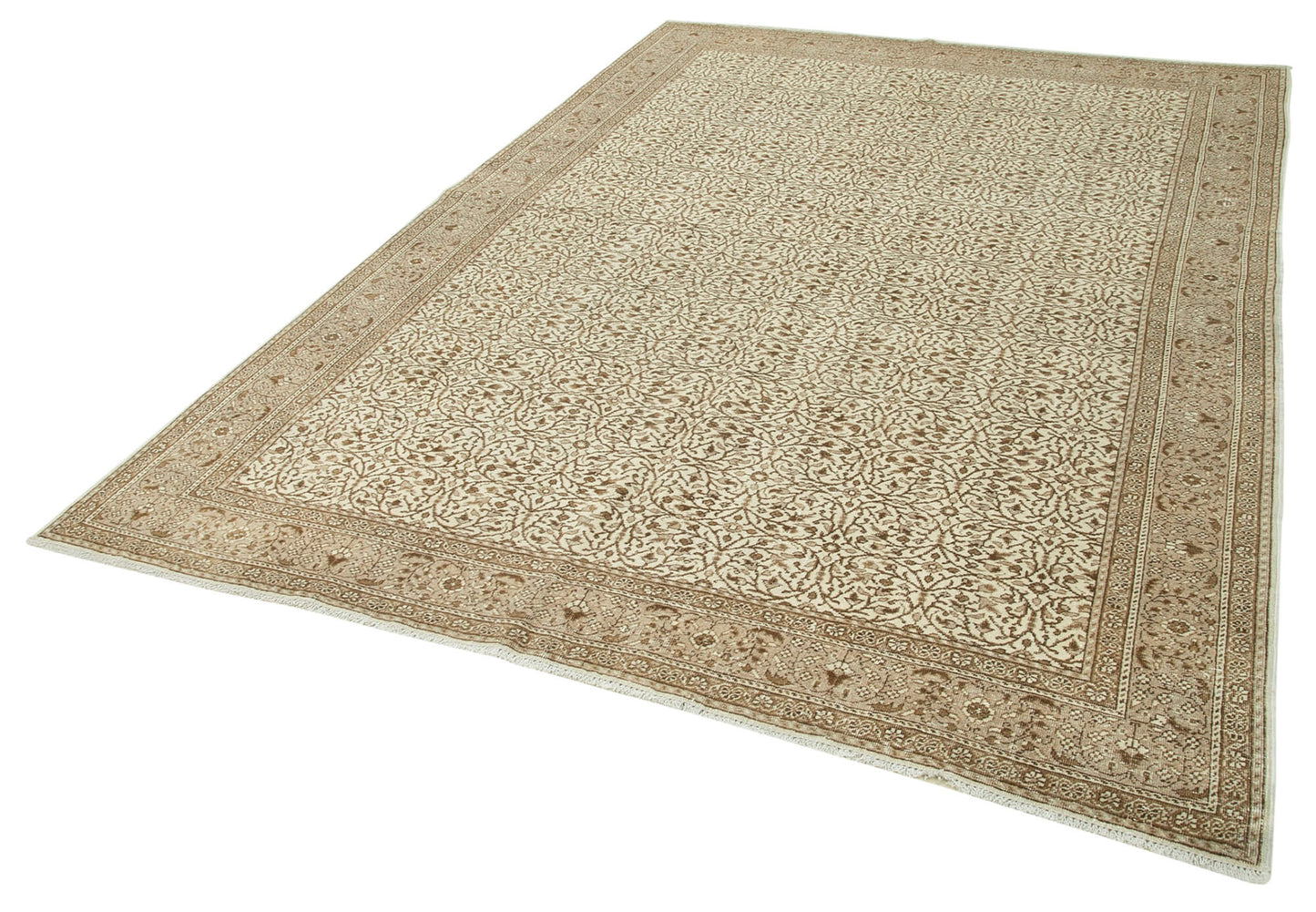 6x9 Beige Vintage Rug - 37945