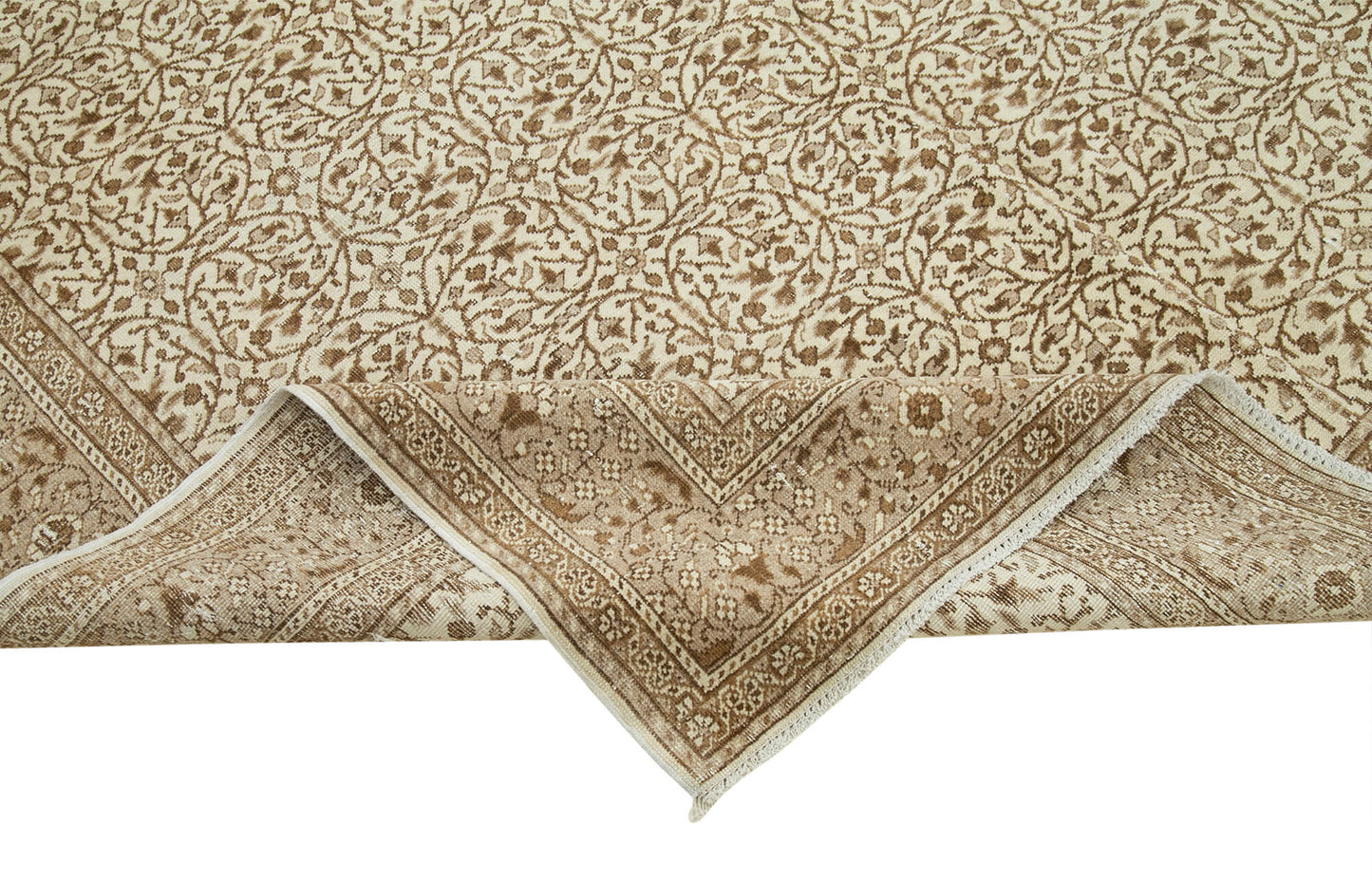 6x9 Beige Vintage Rug - 37945