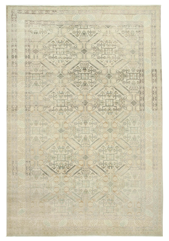 6x9 Beige Vintage Rug - 37950