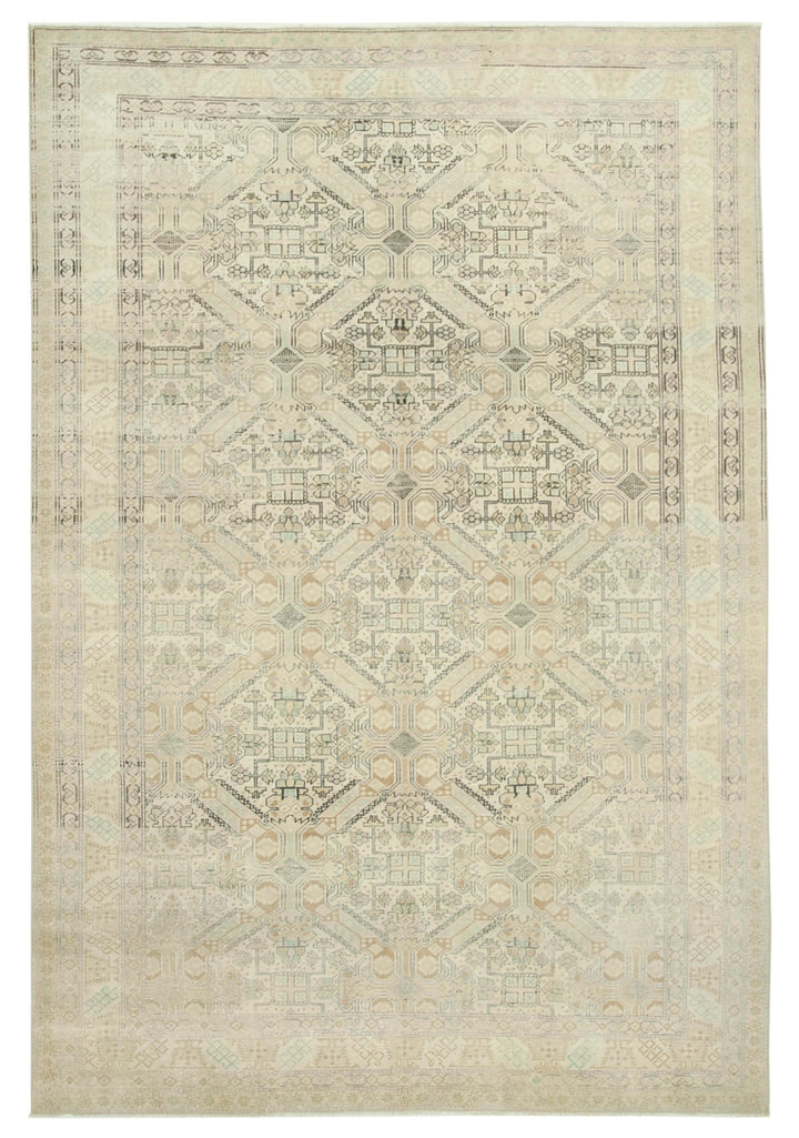 6x9 Beige Vintage Rug - 37950