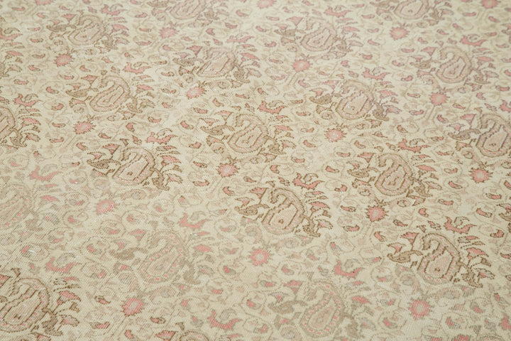 7x10 Beige Vintage Rug - 37952