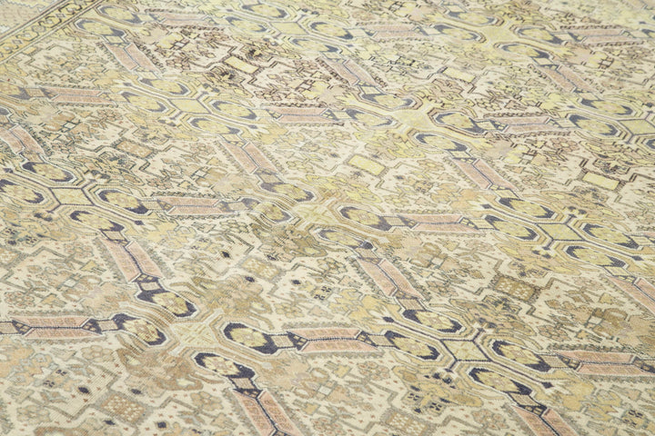 7x10 Beige Vintage Rug - 37953