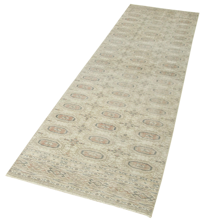 2x9 Beige Vintage Rug - 37981