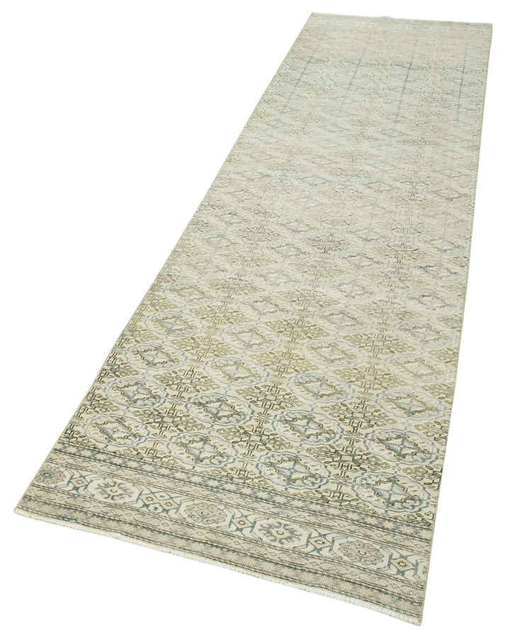 3x10 Beige Vintage Rug - 37983