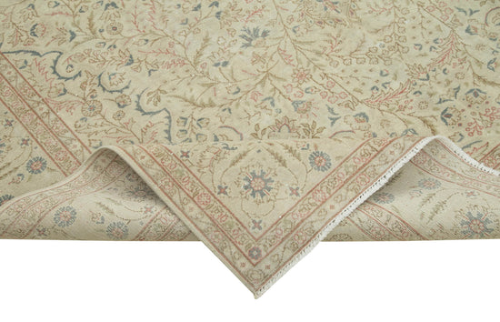 6x10 Beige Vintage Rug - 37993
