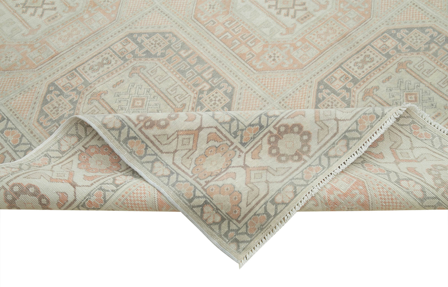 6x10 Beige Vintage Rug - 37996