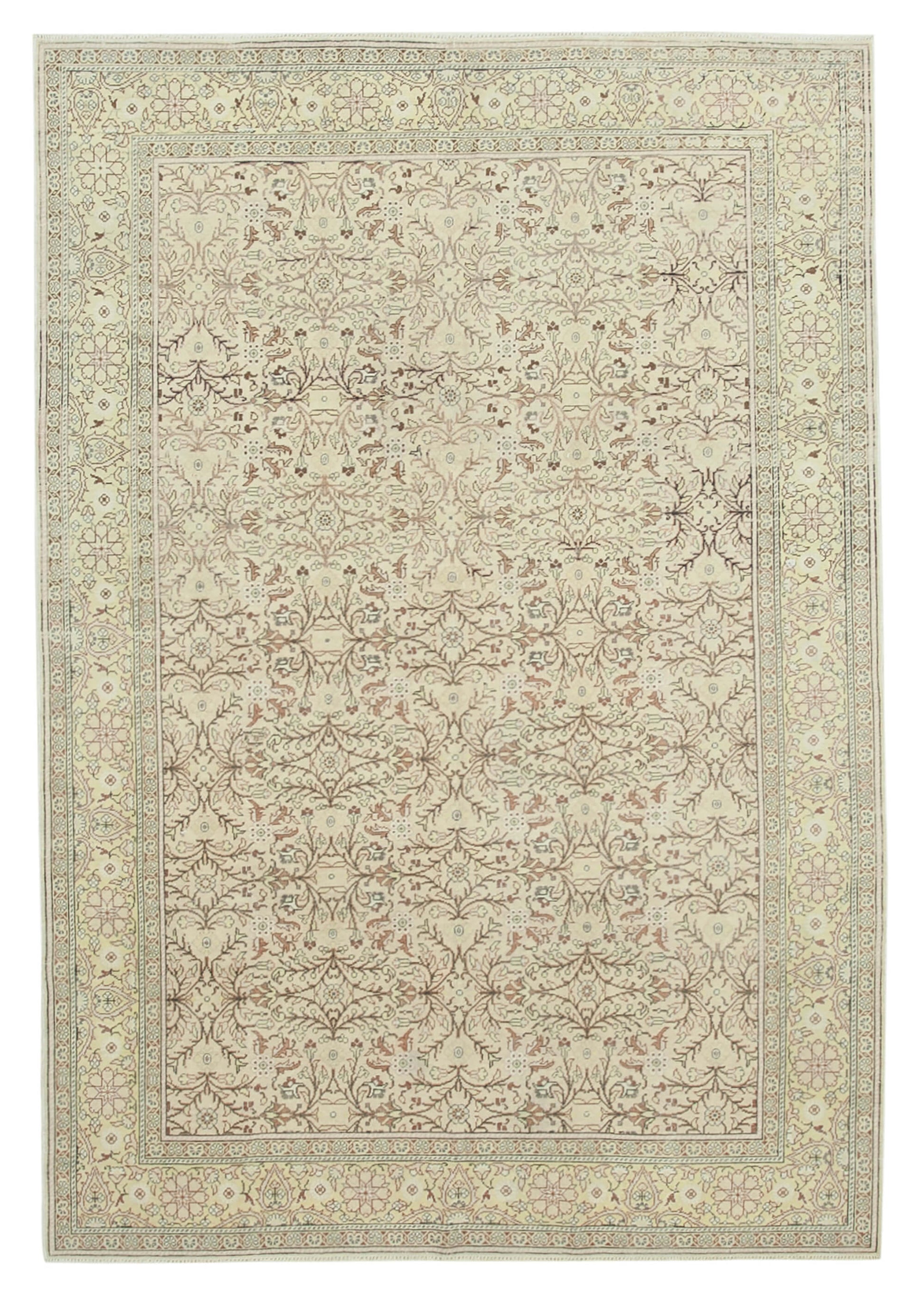 6x9 Beige Vintage Rug - 37999