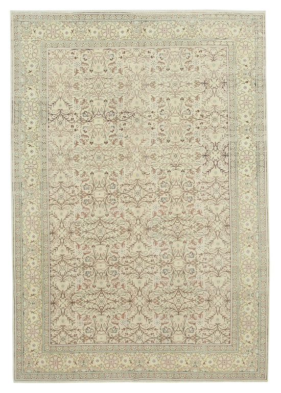6x9 Beige Vintage Rug - 37999