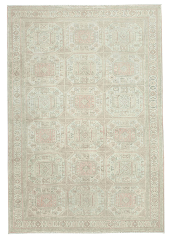 6x9 Beige Vintage Rug - 38001