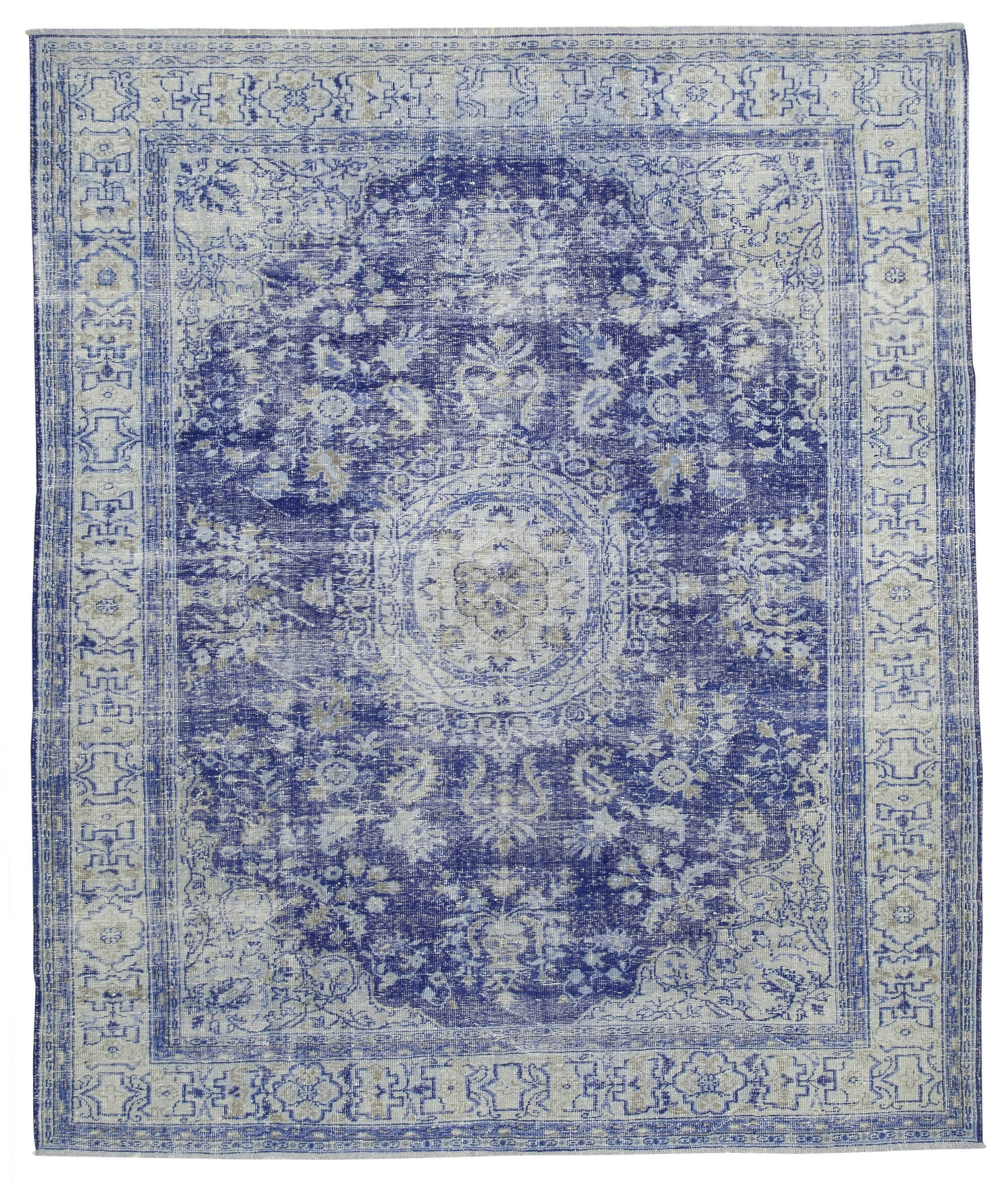 9x11 Blue Vintage Rug - 38008