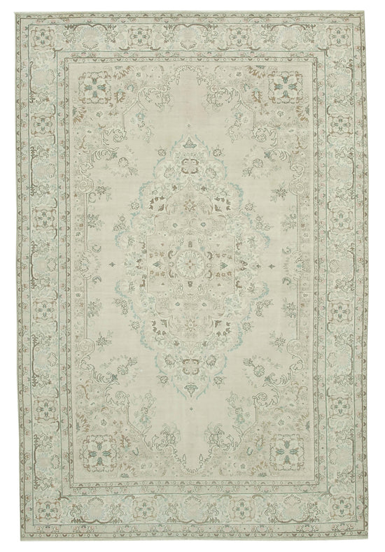 7x11 Beige Vintage Rug - 38012