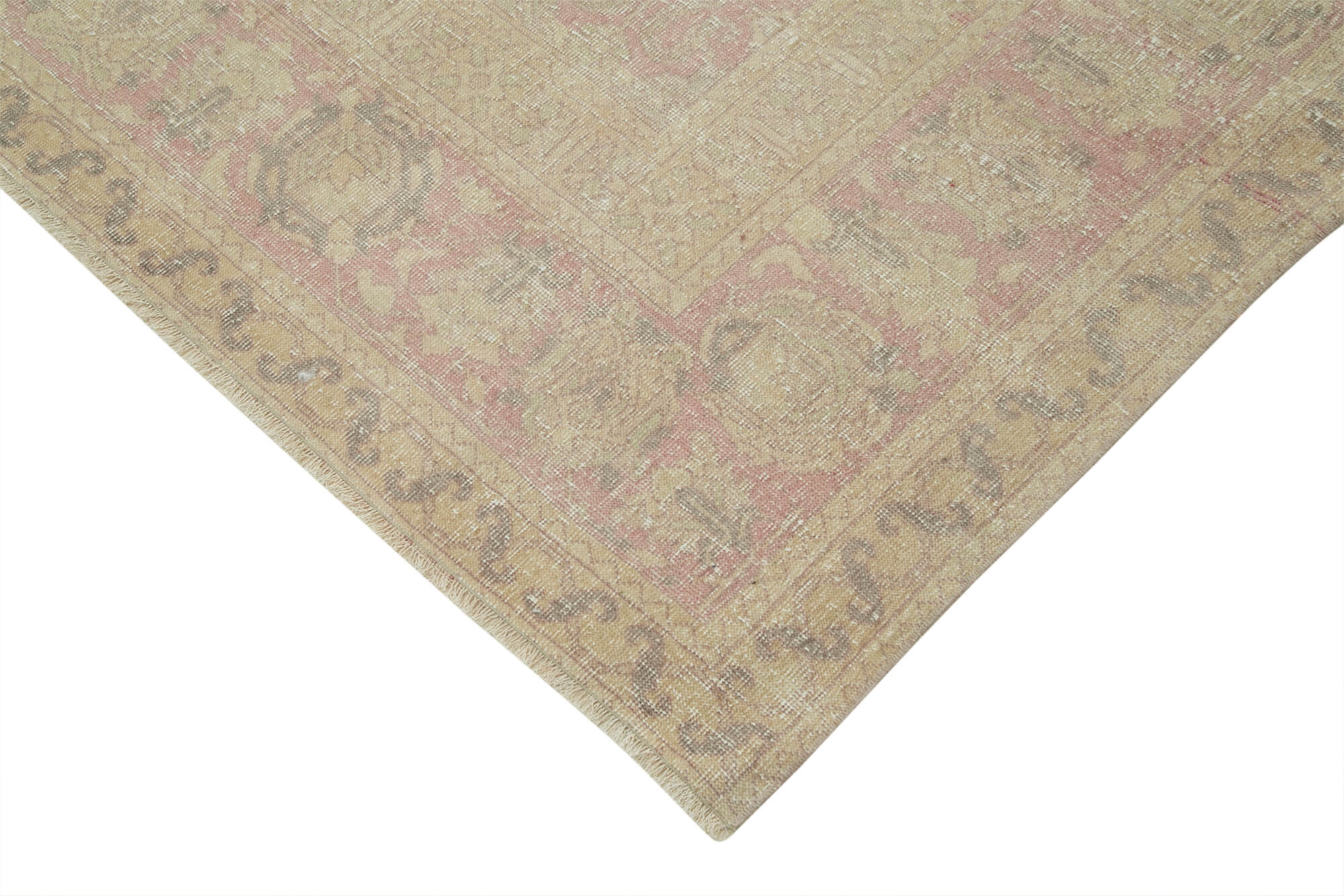 9x11 Beige Vintage Rug - 38015