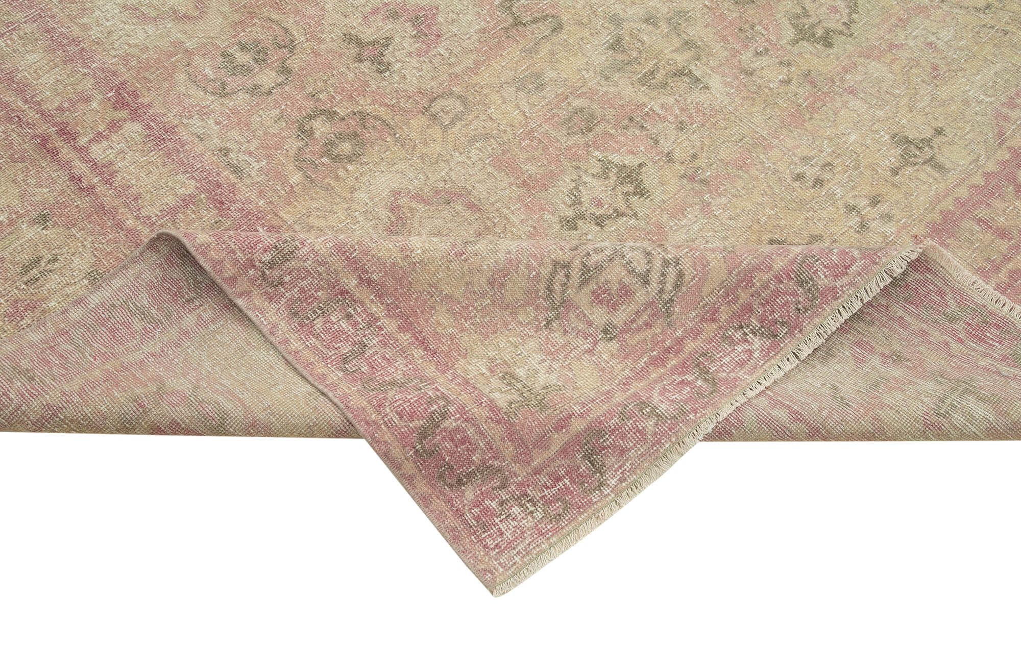 9x11 Beige Vintage Rug - 38015