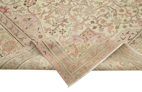 8x12 Beige Vintage Rug - 38020