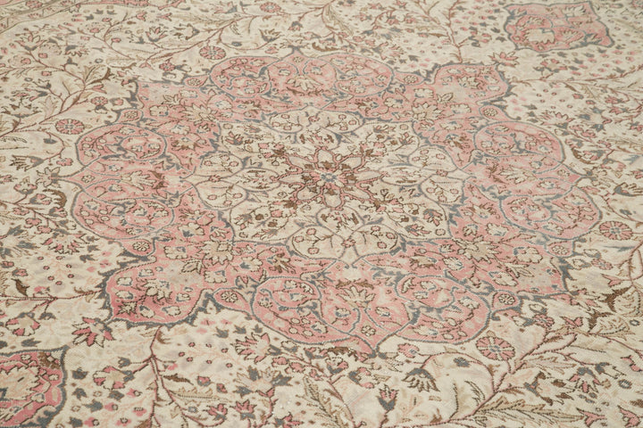 8x11 Beige Vintage Rug - 38033