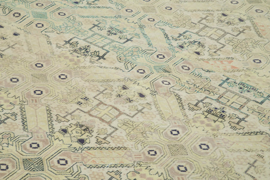 8x12 Beige Vintage Rug - 38035