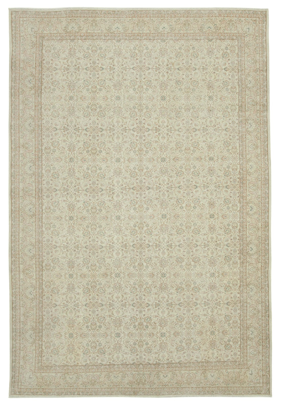 8x12 Beige Vintage Rug - 38041