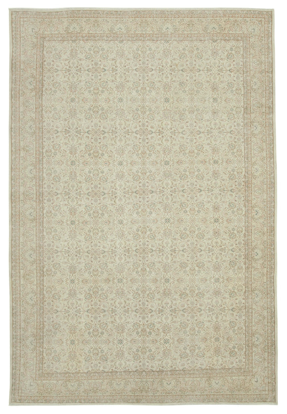 8x12 Beige Vintage Rug - 38041