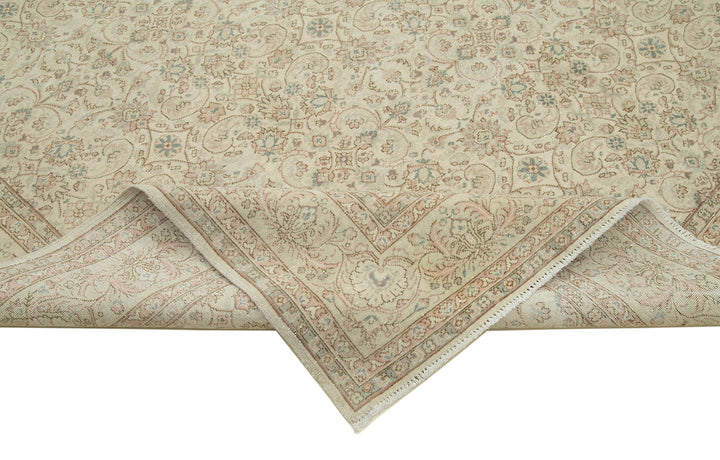 8x12 Beige Vintage Rug - 38041