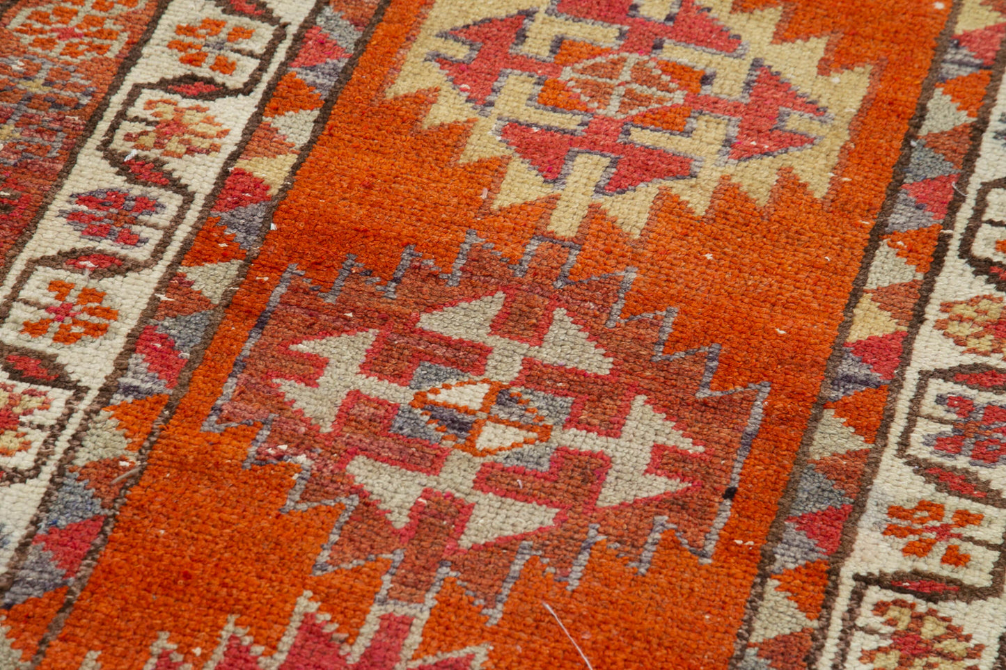3x12 Red Boho Runner Rugs - 38081