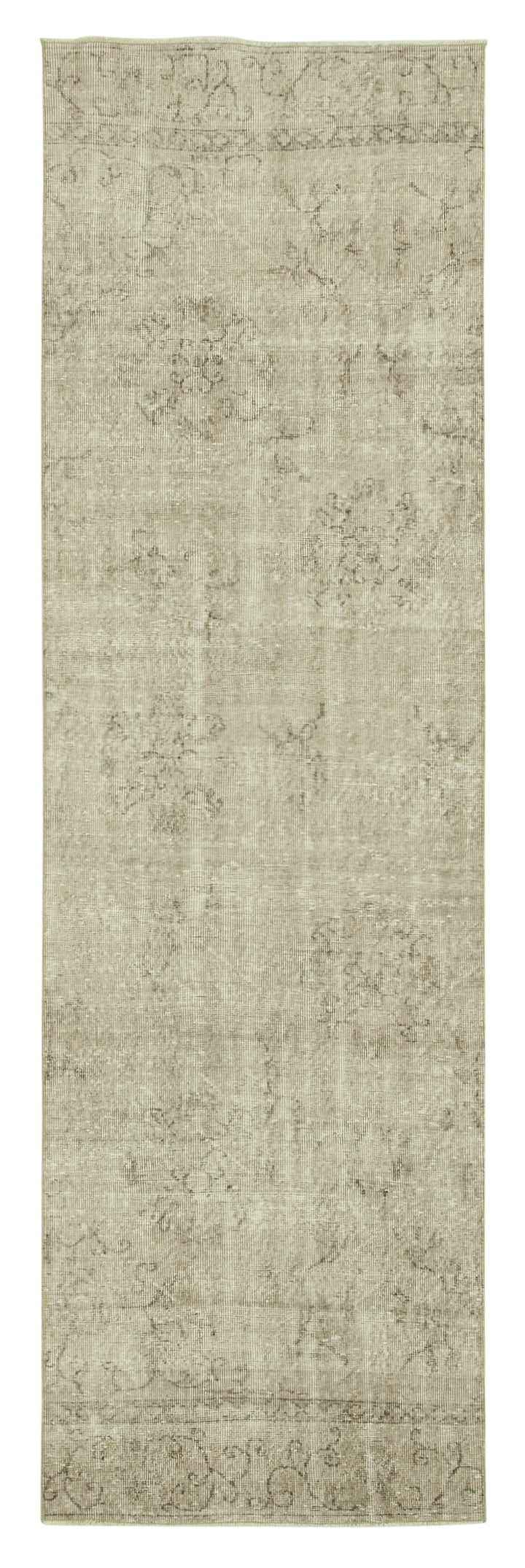 3x10 Beige Overdyed Runner Rug - 38117