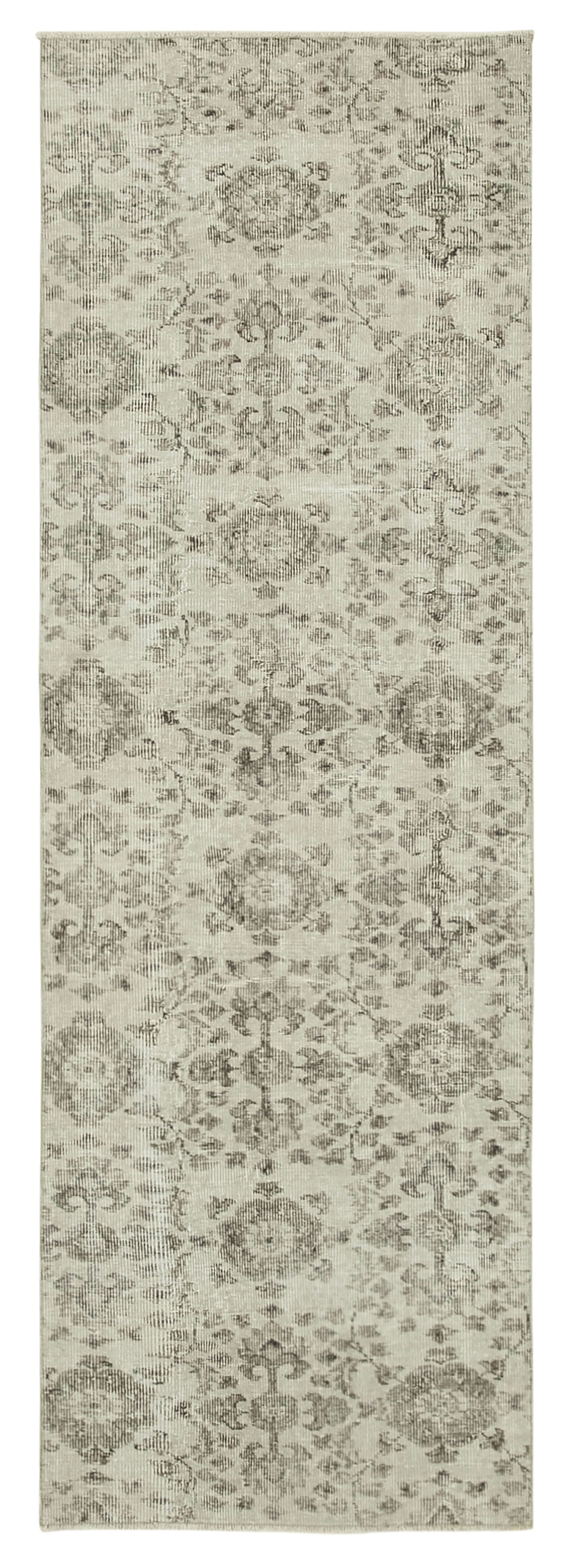 3x9 Beige Overdyed Runner Rug - 38129