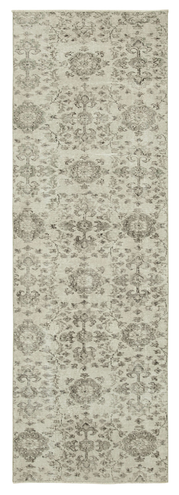3x9 Beige Overdyed Runner Rug - 38129