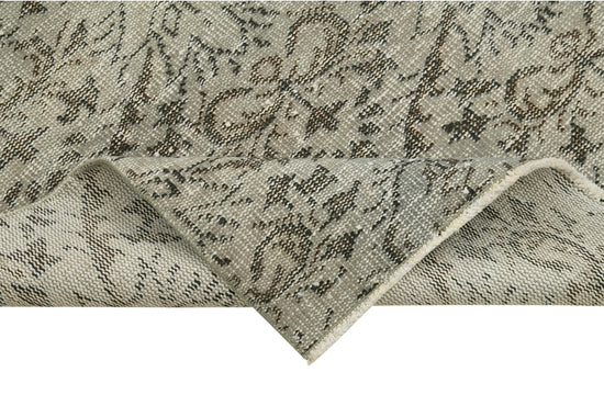 3x10 Grey Overdyed Runner Rug - 38133