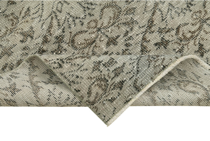 3x10 Grey Overdyed Runner Rug - 38133