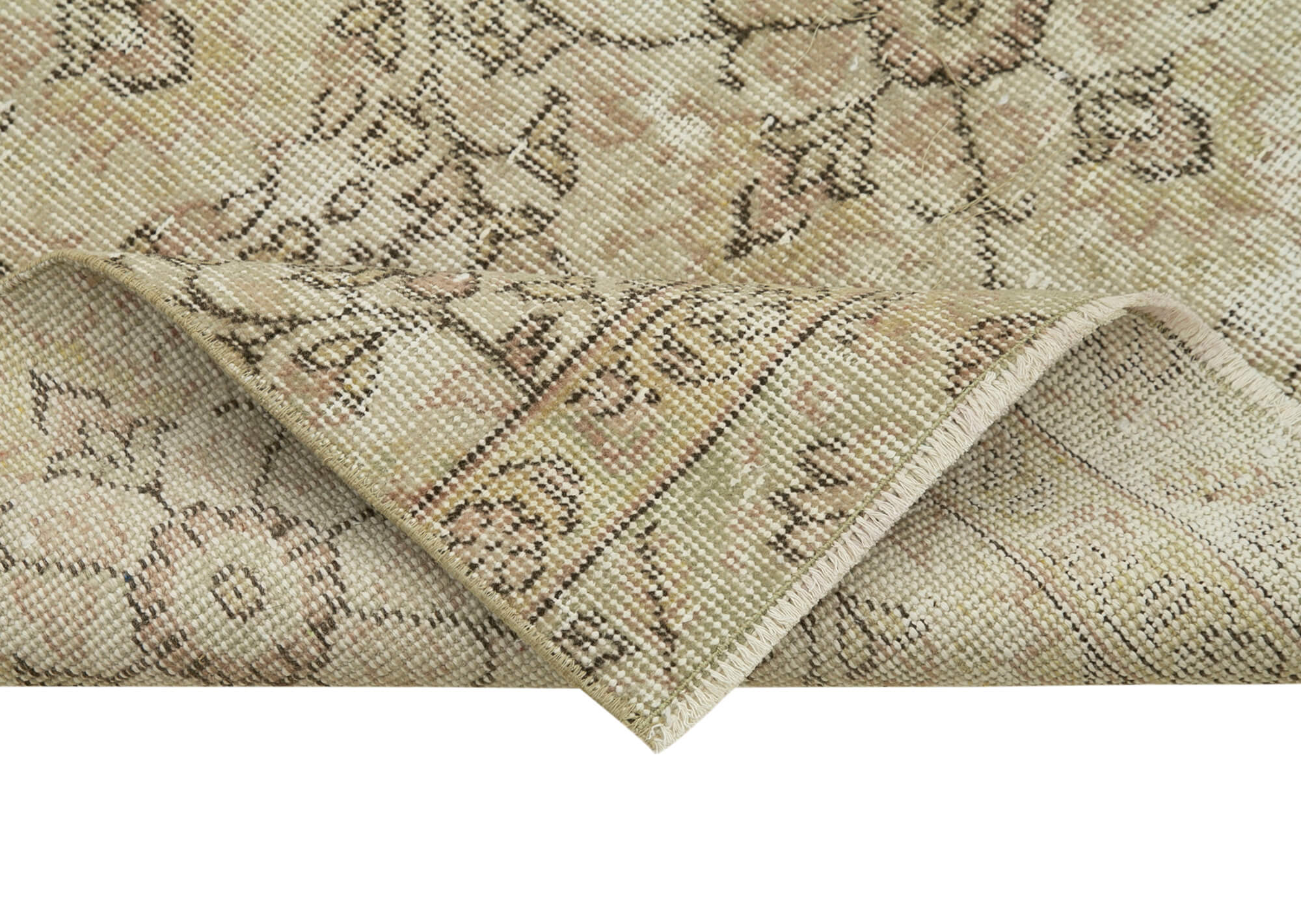3x10 Beige Overdyed Runner Rug - 38140