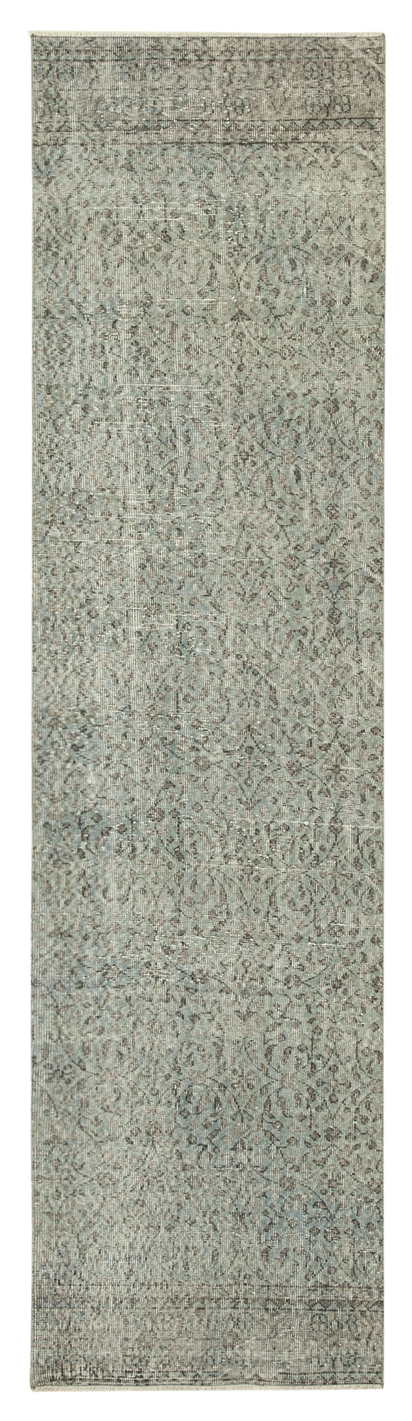 3x10 Blue Overdyed Runner Rug - 38151