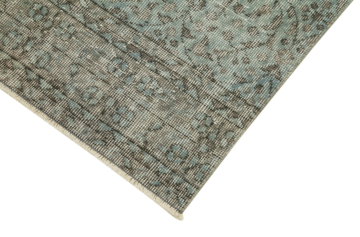 3x10 Blue Overdyed Runner Rug - 38151