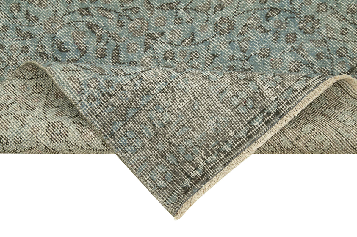 3x10 Blue Overdyed Runner Rug - 38151
