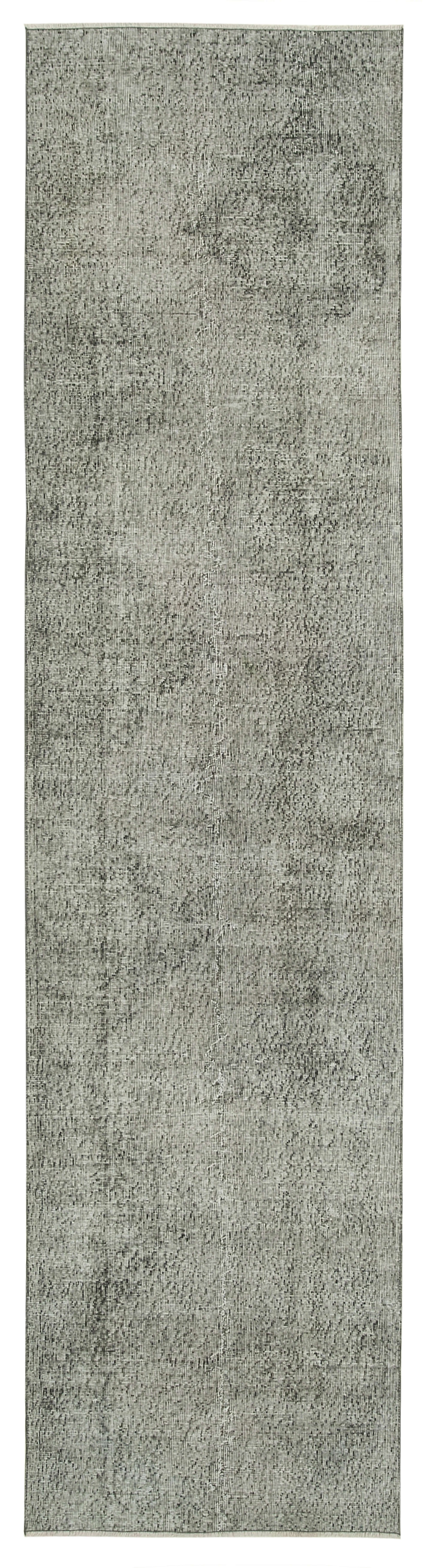 3x12 Grey Overdyed Runner Rug - 38165