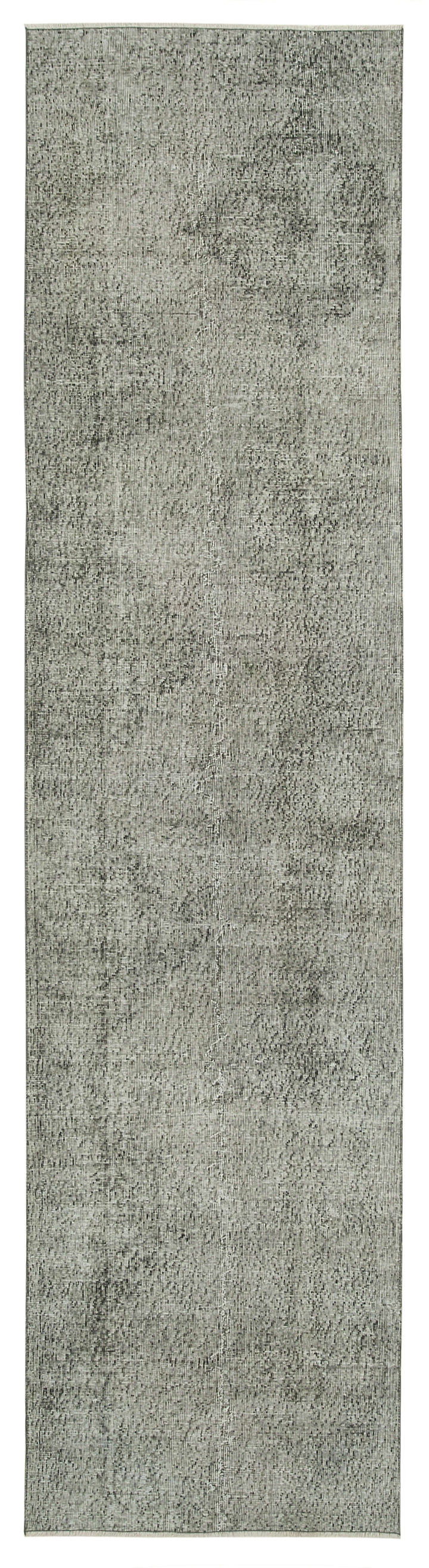 3x12 Grey Overdyed Runner Rug - 38165