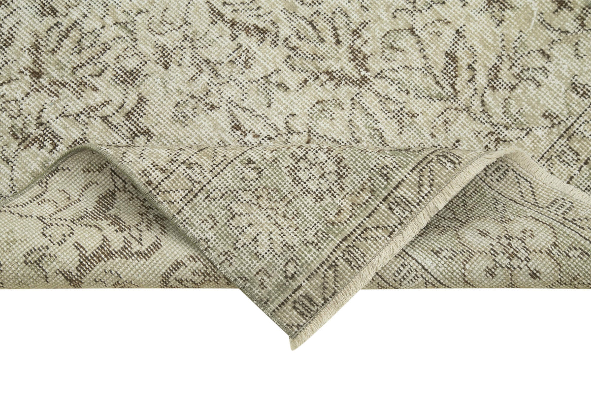 3x9 Beige Overdyed Runner Rug - 38168