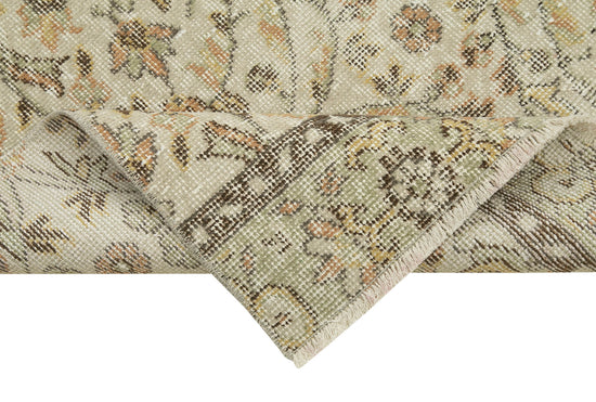 3x9 Beige Overdyed Runner Rug - 38176