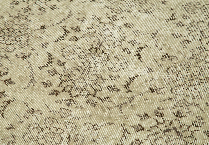 3x10 Beige Overdyed Runner Rug - 38180
