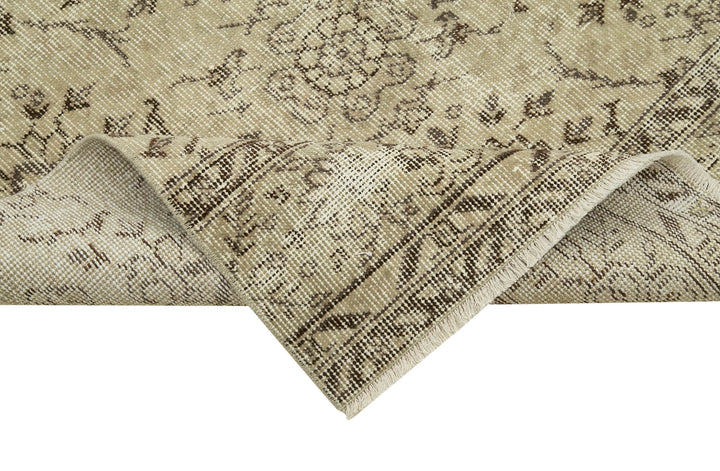 3x10 Beige Overdyed Runner Rug - 38180