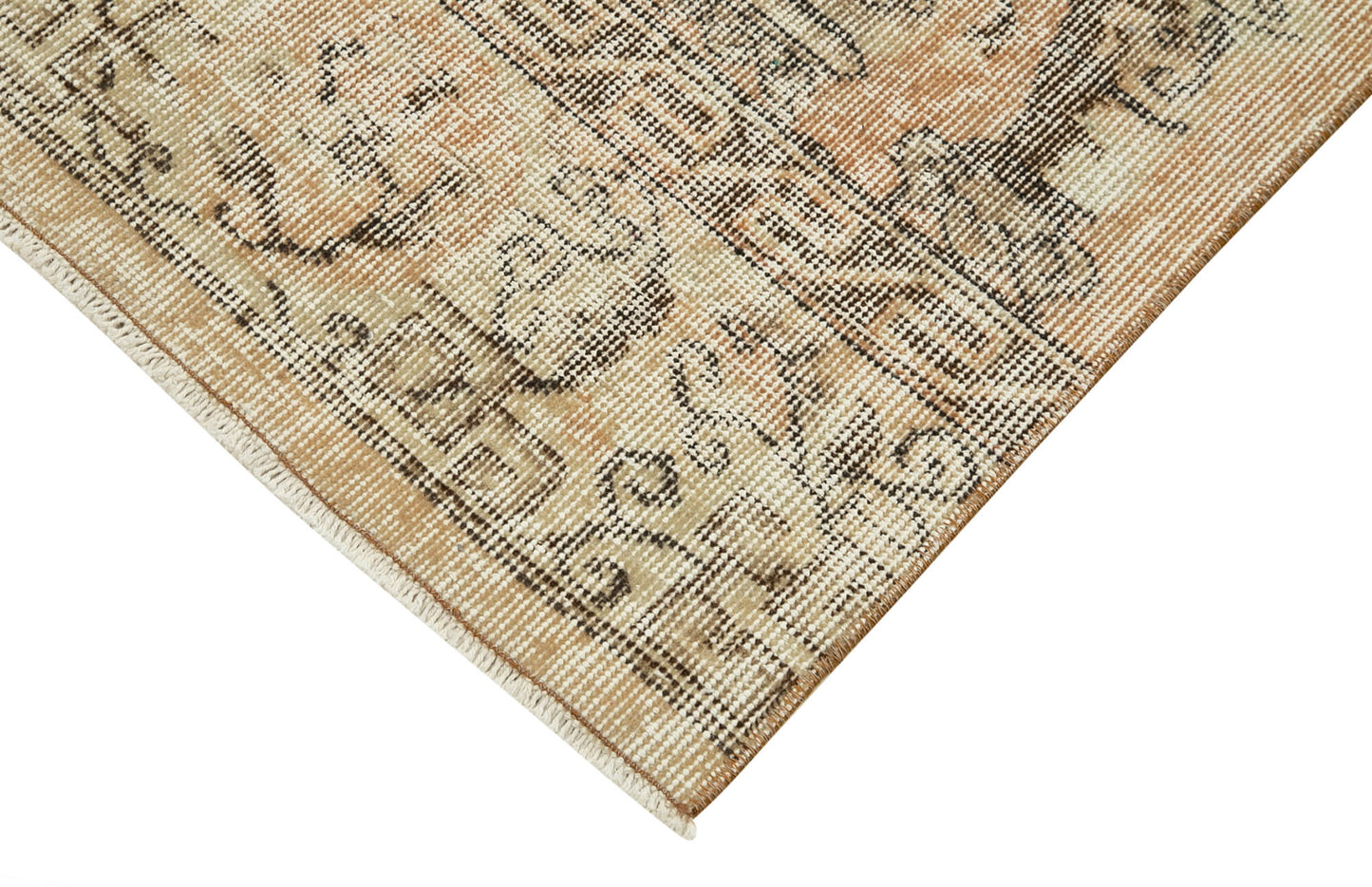 3x11 Beige Overdyed Runner Rug - 38189