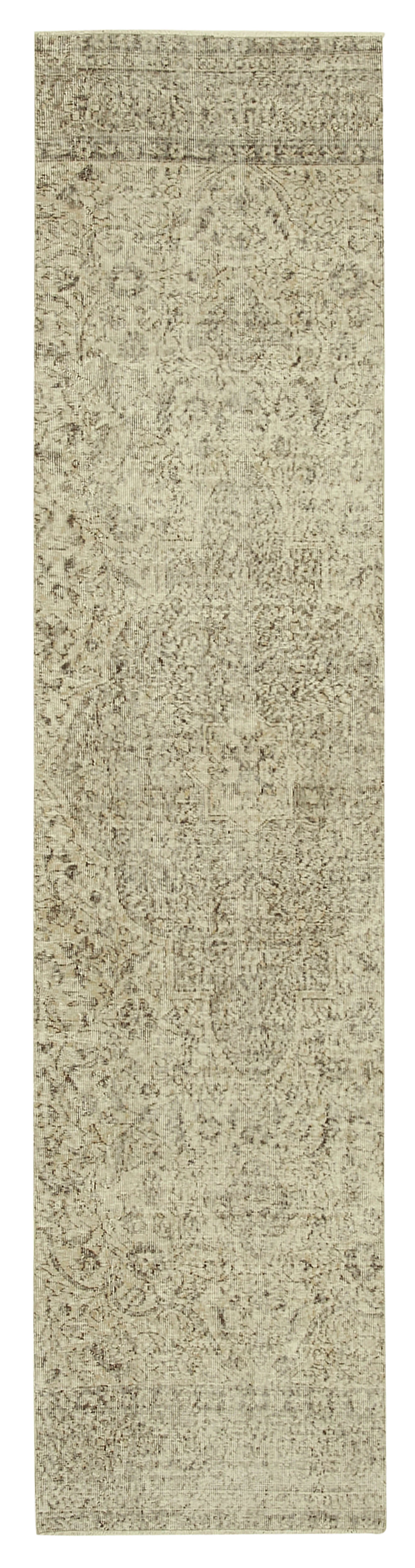 2x10 Beige Overdyed Runner Rug - 38209
