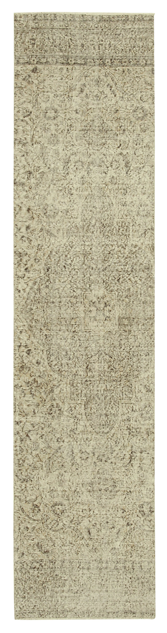 2x10 Beige Overdyed Runner Rug - 38209
