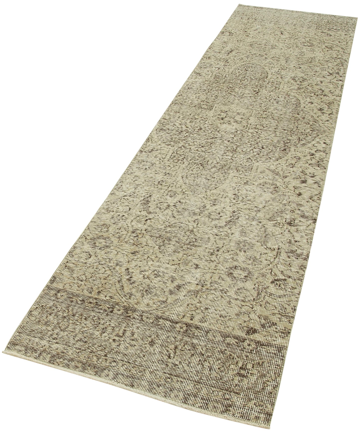 2x10 Beige Overdyed Runner Rug - 38209