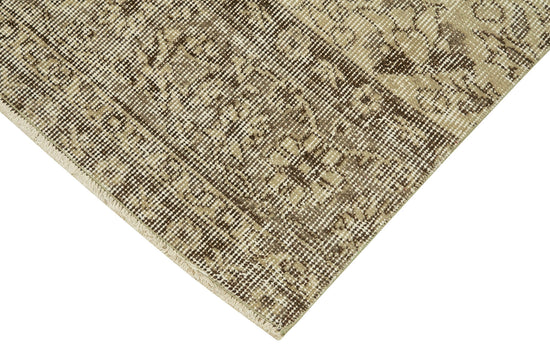 2x10 Beige Overdyed Runner Rug - 38209
